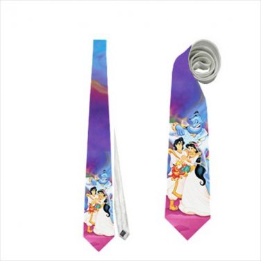 Necktie aladdin jafar princess jasmine arab prince lamp genie wedding tie