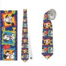 Necktie one hundred and one dalmatians 101 cruella de ville tie grooms groomsman wedding
