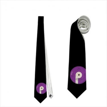 Necktie purple burn