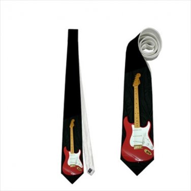 Necktie rock shadows guitar