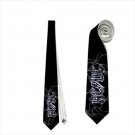 Necktie rock guitar stage musican ac dc ac/dc ties