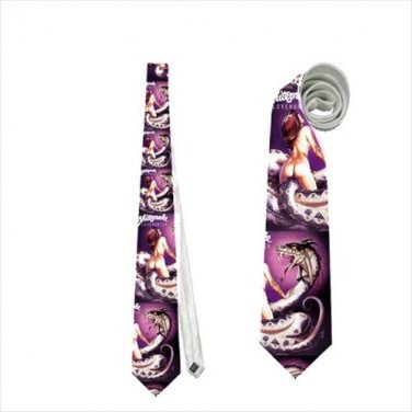 Necktie white snake love hunter