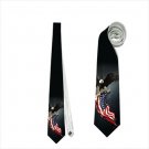 Necktie USA bald eagle flag national patriotic politic politology america