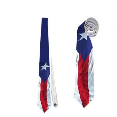 Necktie puerto rico flag