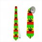 Necktie rasta reggae flag