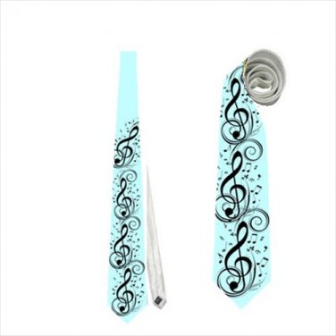 Necktie sol  G key musical doodles notes