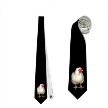 Necktie white chicken