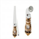 Necktie tabby cat