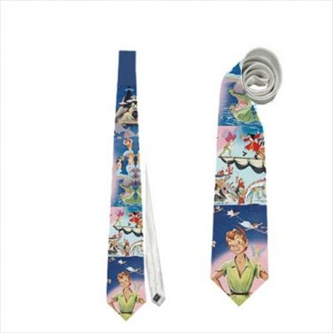 Necktie peter pan tinkerbell