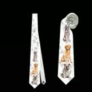Necktie dogs german shepherd english bulldog golden retriever