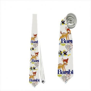 Necktie bambi deer thumper bunny rabbit flower