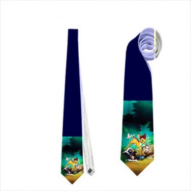 Necktie bambi deer thumper bunny rabbit flower