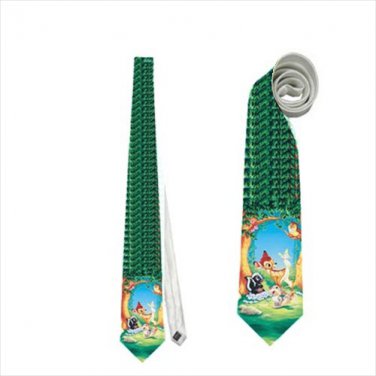 Necktie bambi deer thumper bunny rabbit flower romantic