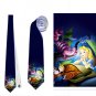Necktie alice in wonderland cheshire cat mad hatter white rabbit
