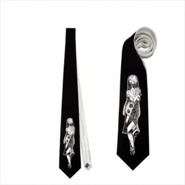 Necktie nightmare before christmas romantic wedding sally halloween gothic