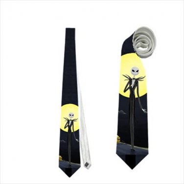 Necktie nightmare before christmas romantic wedding jack skellington halloween gothic