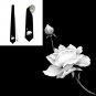 Necktie funeral white rose