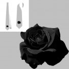 Necktie funeral black rose
