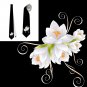 Necktie funeral white Lilia
