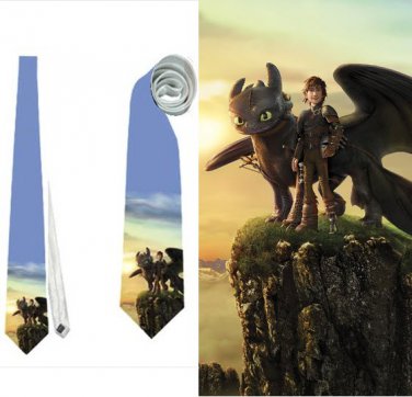 Necktie toothless dragon