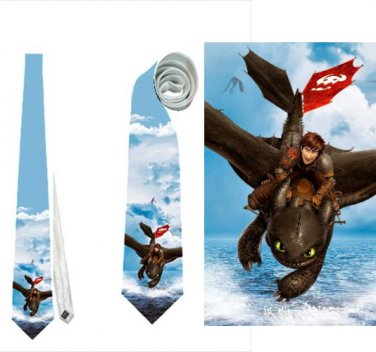 Necktie toothless dragon