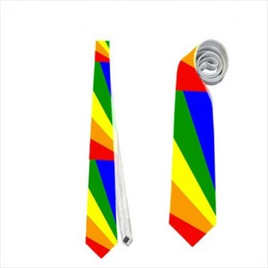 Necktie gay pride flag rainbow