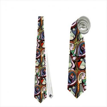 Necktie picasso A Girl Before a Mirror