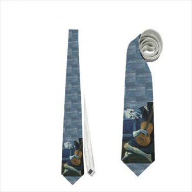 Necktie Picasso the old guitarist