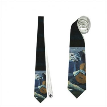 Necktie Picasso the old guitarist
