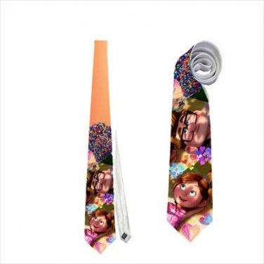 Necktie up balloons house