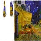 Necktie  Classic Art Vincent Van Gogh Cafe in Paris