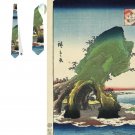 Necktie  Classic Art Utagawa Hiroshige II, Soto Beach in Mutsu Province, 1859