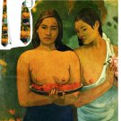 Necktie  Classic Art  Paul Gauguin - Two Tahitian women with Mango flowers.