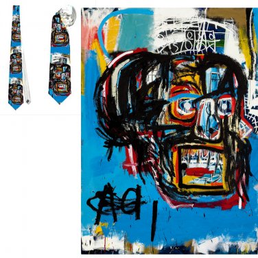 Necktie  Classic Art Jean-Michel Basquiat -superJumbo