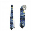 Necktie Classic Art Van Gogh Starry Night