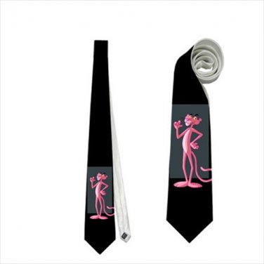 Necktie pink panther tie
