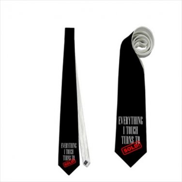 Necktie everything I touch turns to sold tie seller real estate agent broker