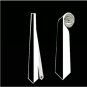 Necktie batman two-face harvey dent half white black roleplay cosplay