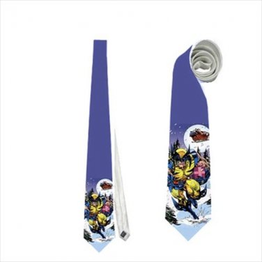 Necktie superheroes x-men team wolverine logan christmas
