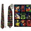Necktie superheroes hullk wonder woman deadpool spiderman
