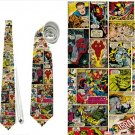 Necktie superheroes hulk wonder woman iron man spiderman