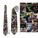 Necktie superheroes batman collage