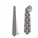Necktie goldeneye james  bond 007 nerd geek gear convention retro pixel fun office tie