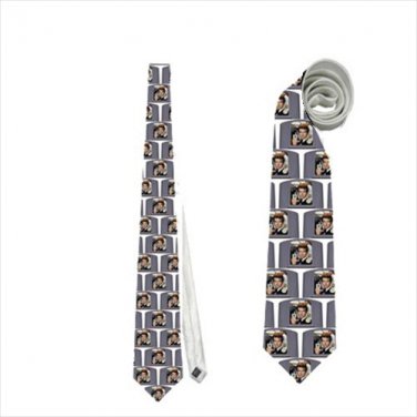 Necktie goldeneye james  bond 007 nerd geek gear convention retro pixel fun office tie