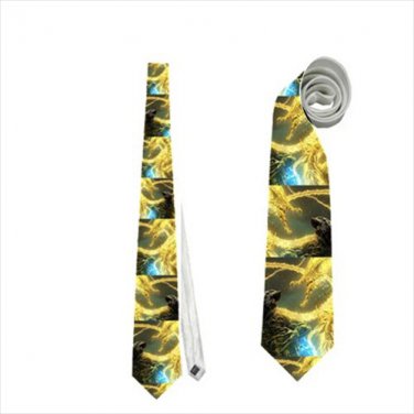 Necktie godzilla mutant monster tie roleplay cosplay wedding