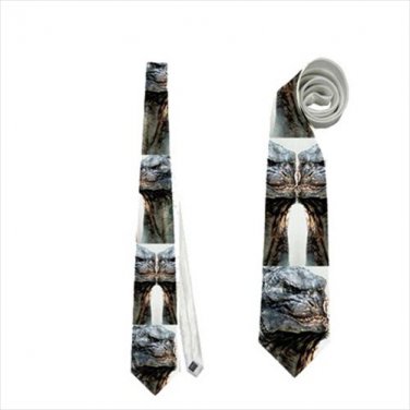 Necktie godzilla mutant monster tie roleplay cosplay wedding