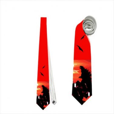 Necktie godzilla mutant monster tie roleplay cosplay wedding