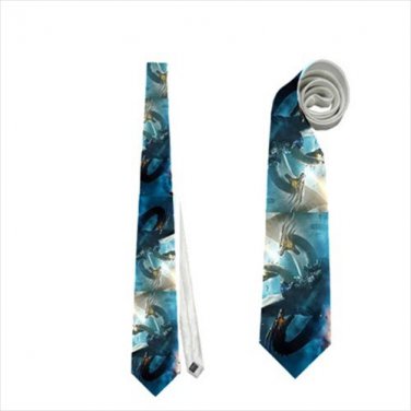 Necktie godzilla mutant monster tie roleplay cosplay wedding