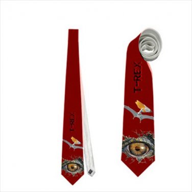 Necktie dinosaur t rex afroventor jurassic pterodactyl velociraptor indominus pterosaurus