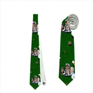 Customized Necktie golf golfer ball players